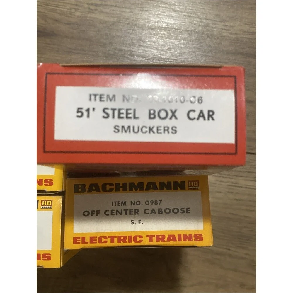 Vintage Bachmann HO Scale Lot Of 4 NOS 0987 1028 43-1001-30 43-1010-C6 Unopened